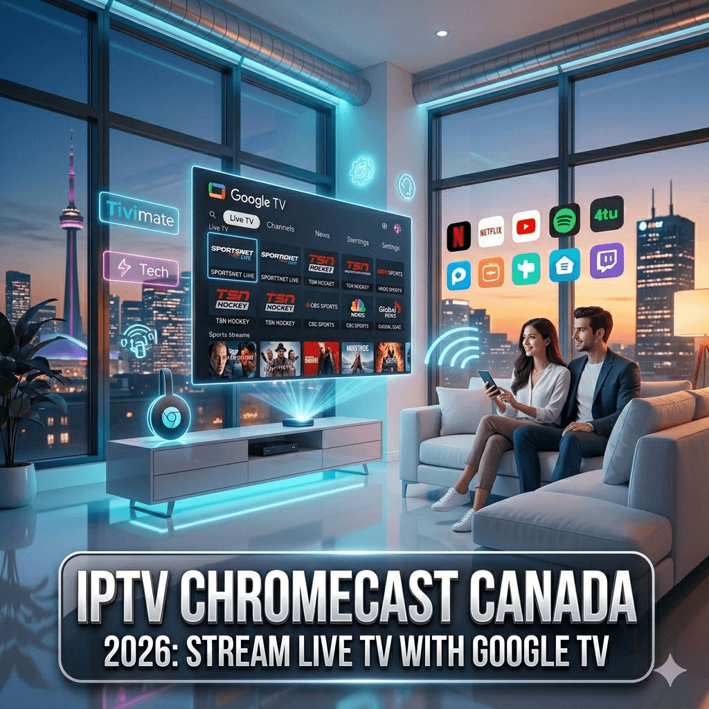 IPTV Chromecast Canada 2026: Stream Live TV with Google TV