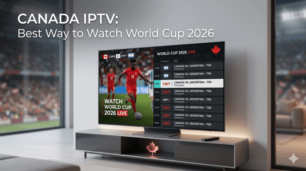 Canada IPTV: Watch World Cup 2026 with Full EPG Guide