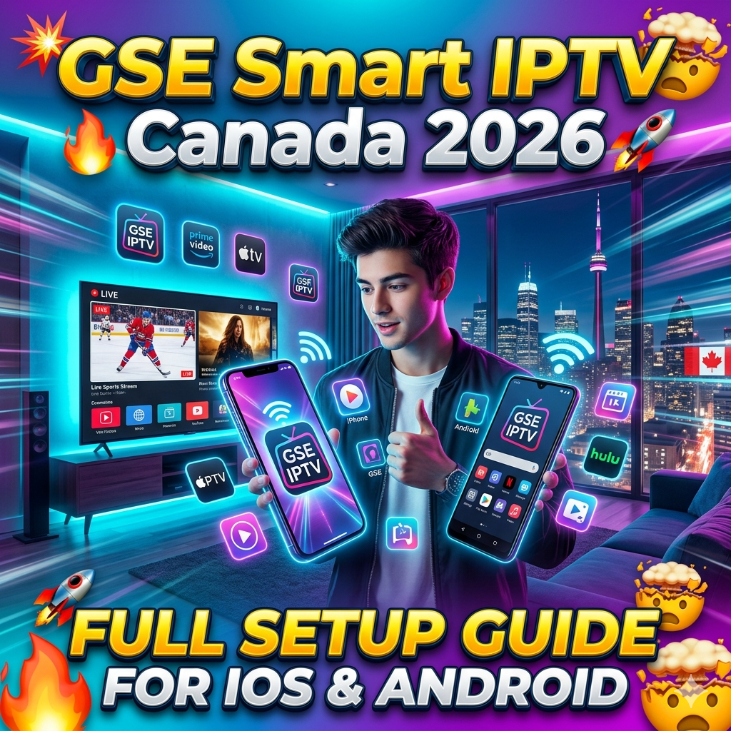 GSE Smart IPTV Canada 2026: Full Setup Guide for iOS & Android