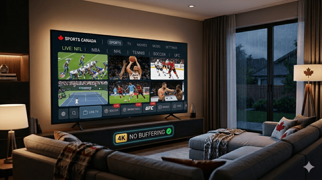 Best IPTV for Live Sports in TV Canada | 2026 Guide