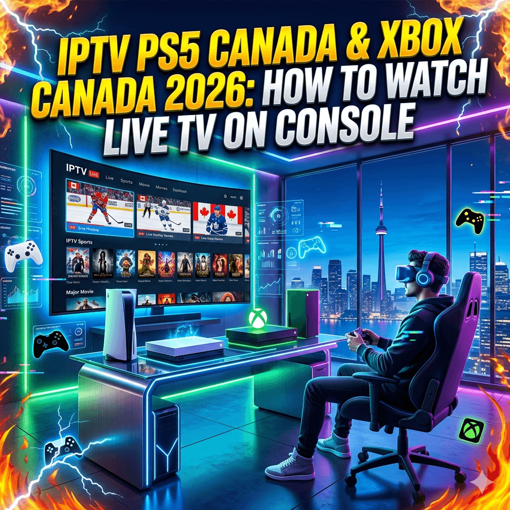 IPTV PS5 Canada & Xbox Canada 2026: How to Watch Live TV on Console