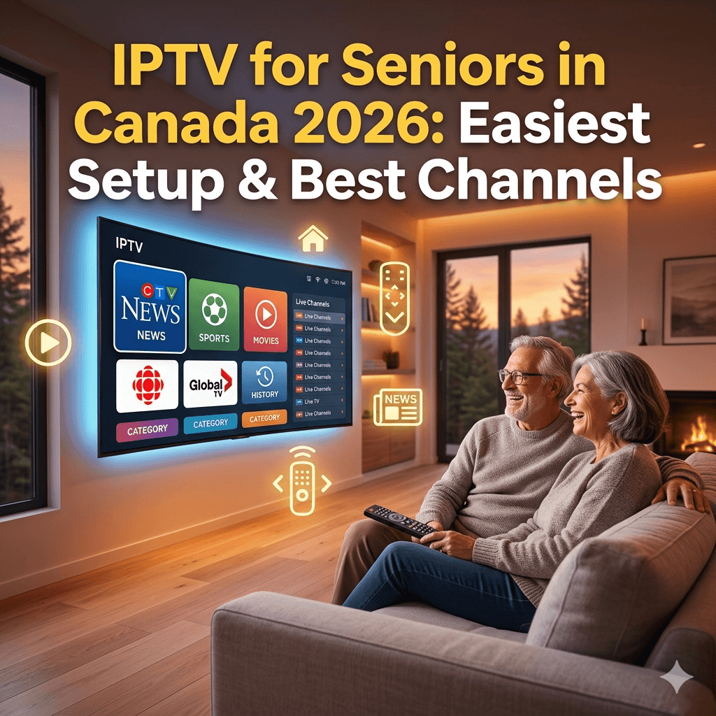 IPTV for Seniors in Canada 2026: Easiest Setup & Best Channels