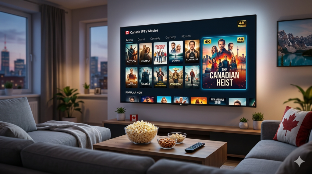 Best Canada IPTV for Movies (Unlimited HD & 4K Films 2026)