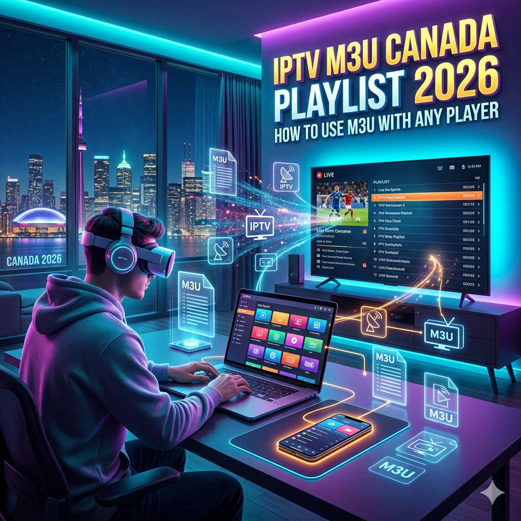 IPTV M3U Canada Playlist 2026: How to Use M3U with Any Player
